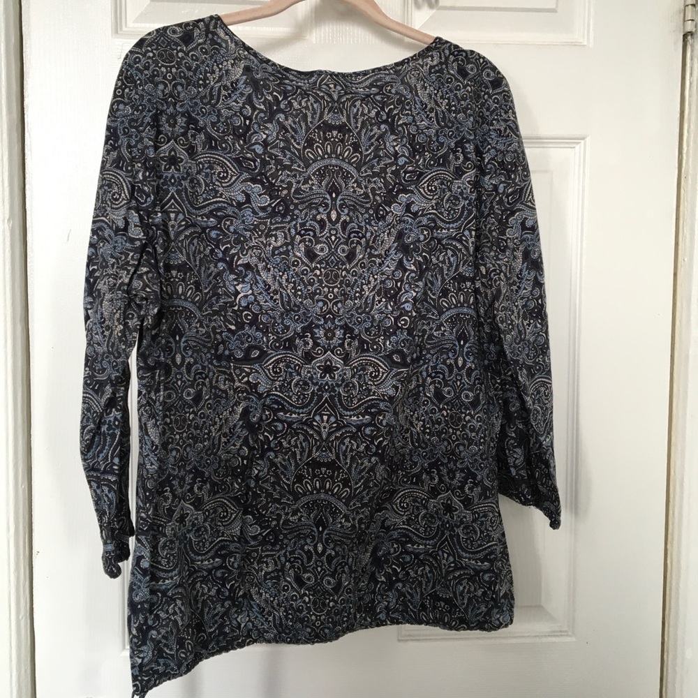 Lucky Brand Blue Blouse